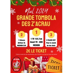 Tombola de Noël Des Z'acrau du RCT